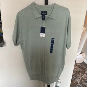 Stafford Men's Green Polo Shirt